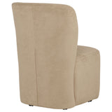 Jaelynn Tan Upholstered Parsons Dining Side Chair (Set of 2) by Coaster at Eve Furniture