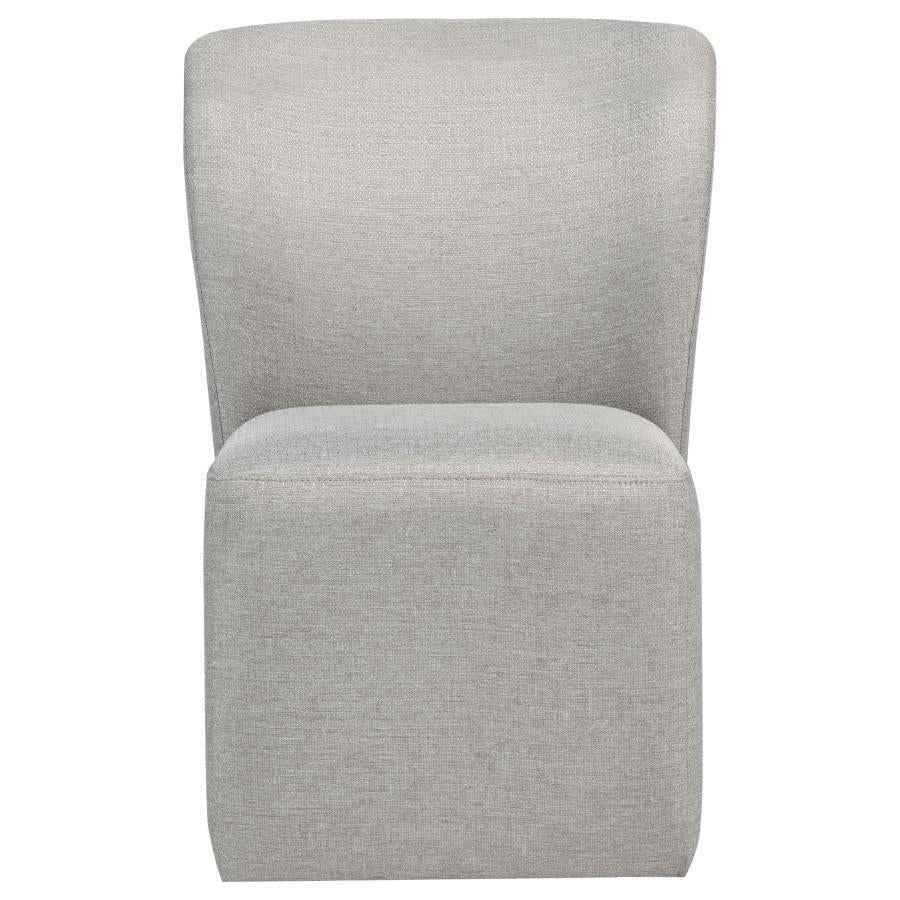 Jaelynn Upholstered Parsons Dining Side Chair Beige (Set of 2) by Coaster at Eve Furniture