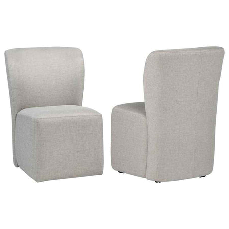 Jaelynn Upholstered Parsons Dining Side Chair Beige (Set of 2) by Coaster at Eve Furniture