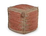 Jafar Handwoven Pouf by Steve Silver at Eve Furniture