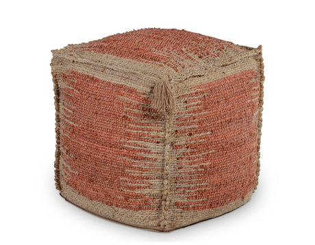 Jafar Handwoven Pouf by Steve Silver at Eve Furniture