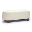 Jaine Boucle Large Ottoman by TOV Furniture at Eve Furniture