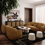Jaine Boucle Stool by TOV Furniture at Eve Furniture