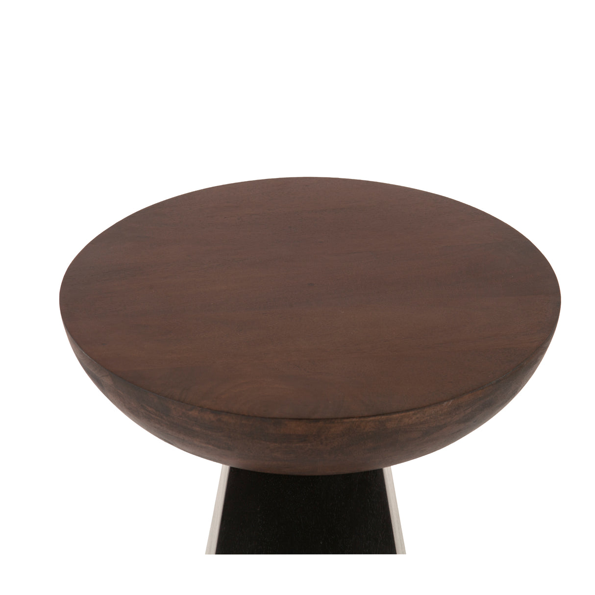 Jaipur 18" Round Accent Table in Two Tone by Home Trends & Design at Eve Furniture