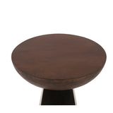 Jaipur 18" Round Accent Table in Two Tone by Home Trends & Design at Eve Furniture