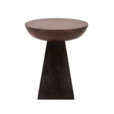 Jaipur 18" Round Accent Table in Two Tone by Home Trends & Design at Eve Furniture
