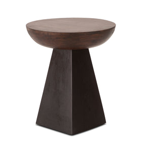 Jaipur 18" Round Accent Table in Two Tone by Home Trends & Design at Eve Furniture
