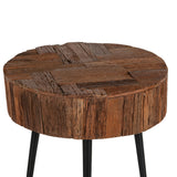 Jaipur 22" Round Side Table in Reclaimed Wood by Home Trends & Design at Eve Furniture