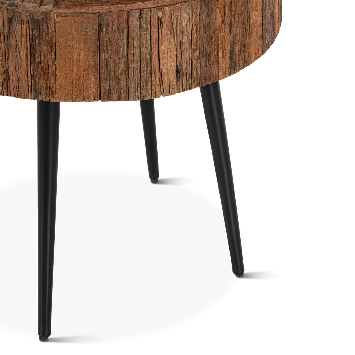 Jaipur 22" Round Side Table in Reclaimed Wood by Home Trends & Design at Eve Furniture