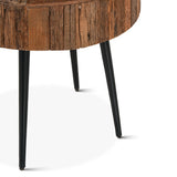 Jaipur 22" Round Side Table in Reclaimed Wood by Home Trends & Design at Eve Furniture