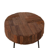 Jaipur 38" Round Coffee Table in Reclaimed Wood by Home Trends & Design at Eve Furniture