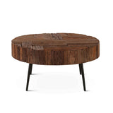 Jaipur 38" Round Coffee Table in Reclaimed Wood by Home Trends & Design at Eve Furniture