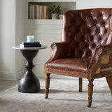 Jaipur Martini 18" Black Side Table by Home Trends & Design at Eve Furniture