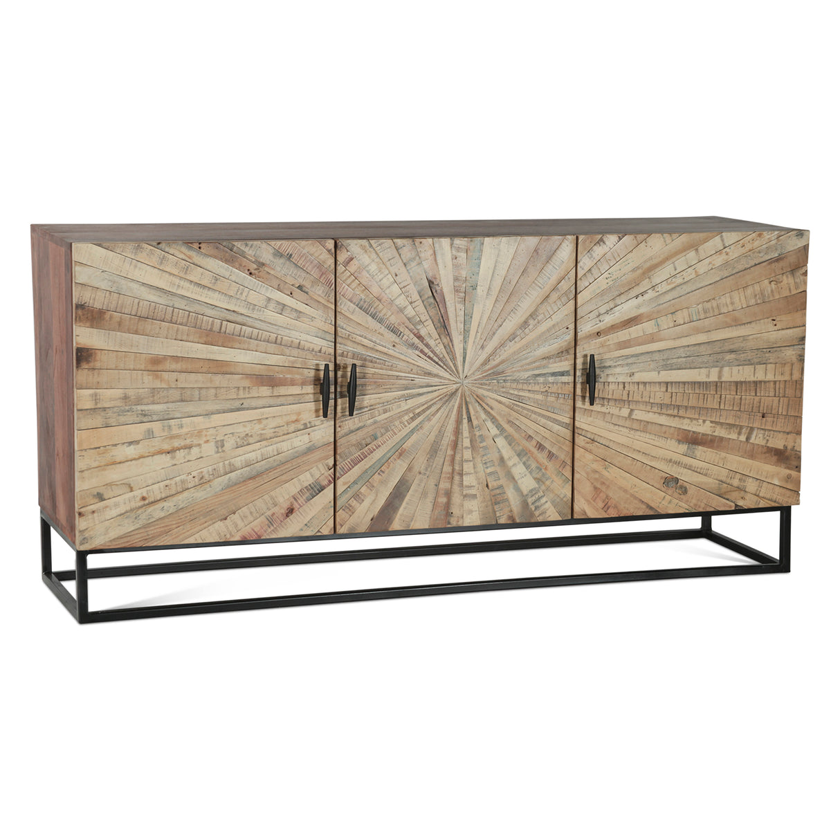 Jaipur Sunburst 63" Sideboard in Reclaimed Wood by Home Trends & Design at Eve Furniture
