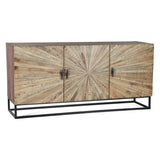 Jaipur Sunburst 63" Sideboard in Reclaimed Wood by Home Trends & Design at Eve Furniture