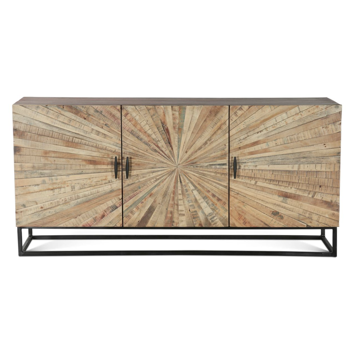 Jaipur Sunburst 63" Sideboard in Reclaimed Wood by Home Trends & Design at Eve Furniture