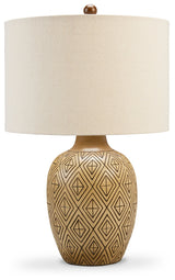 Jairgan Tan/Black Table Lamp