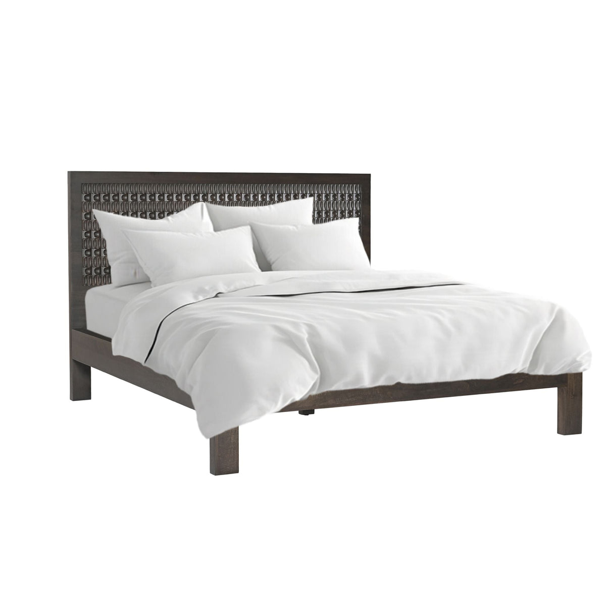 Jakarta Queen Bed in Dark Java by Home Trends & Design at Eve Furniture