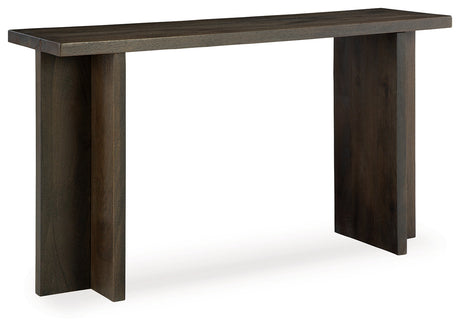 Jalenry Grayish Brown Console Sofa Table by Ashley at Eve Furniture