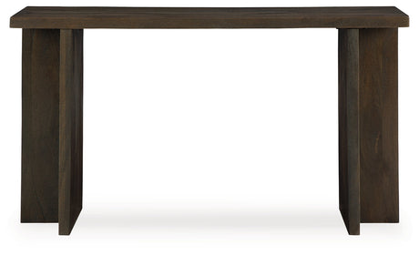 Jalenry Grayish Brown Console Sofa Table by Ashley at Eve Furniture