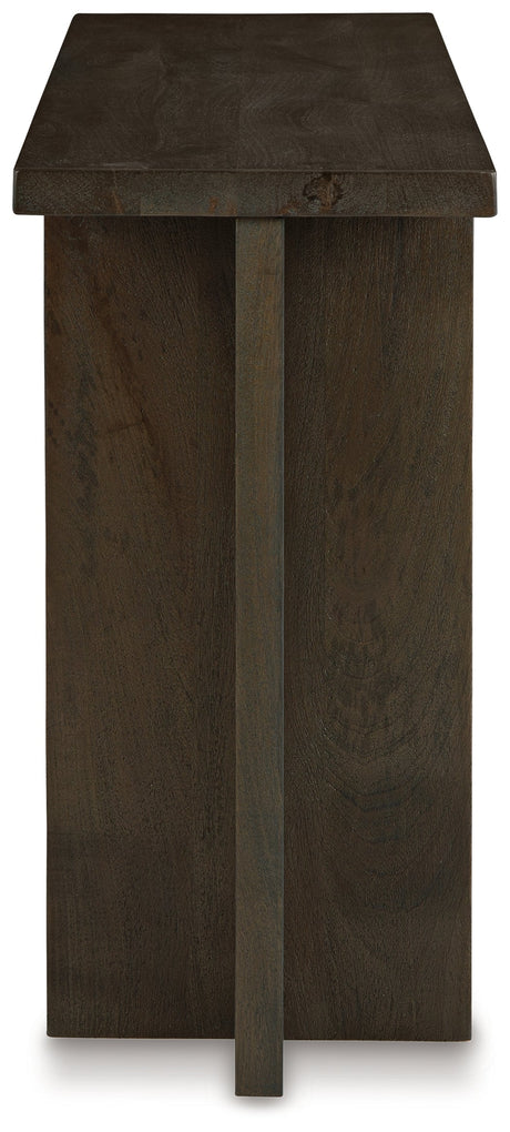 Jalenry Grayish Brown Console Sofa Table by Ashley at Eve Furniture
