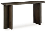 Jalenry Grayish Brown Console Sofa Table by ASHLEY FURNITURE at Eve Furniture