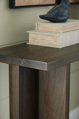 Jalenry Grayish Brown Console Sofa Table by ASHLEY FURNITURE at Eve Furniture