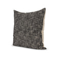 Jalia Cream and Black Cotton Decorative Square Pillow Cover by Mercana at Eve Furniture