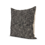 Jalia Cream and Black Cotton Decorative Square Pillow Cover by Mercana at Eve Furniture