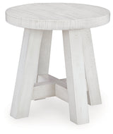 Jallison Off White End Table