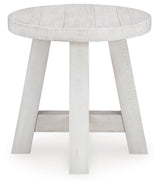 Jallison Off White End Table