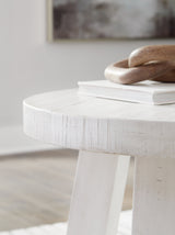 Jallison Off White End Table