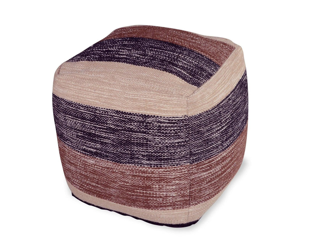 Jamal Handwoven Pouf by Steve Silver at Eve Furniture