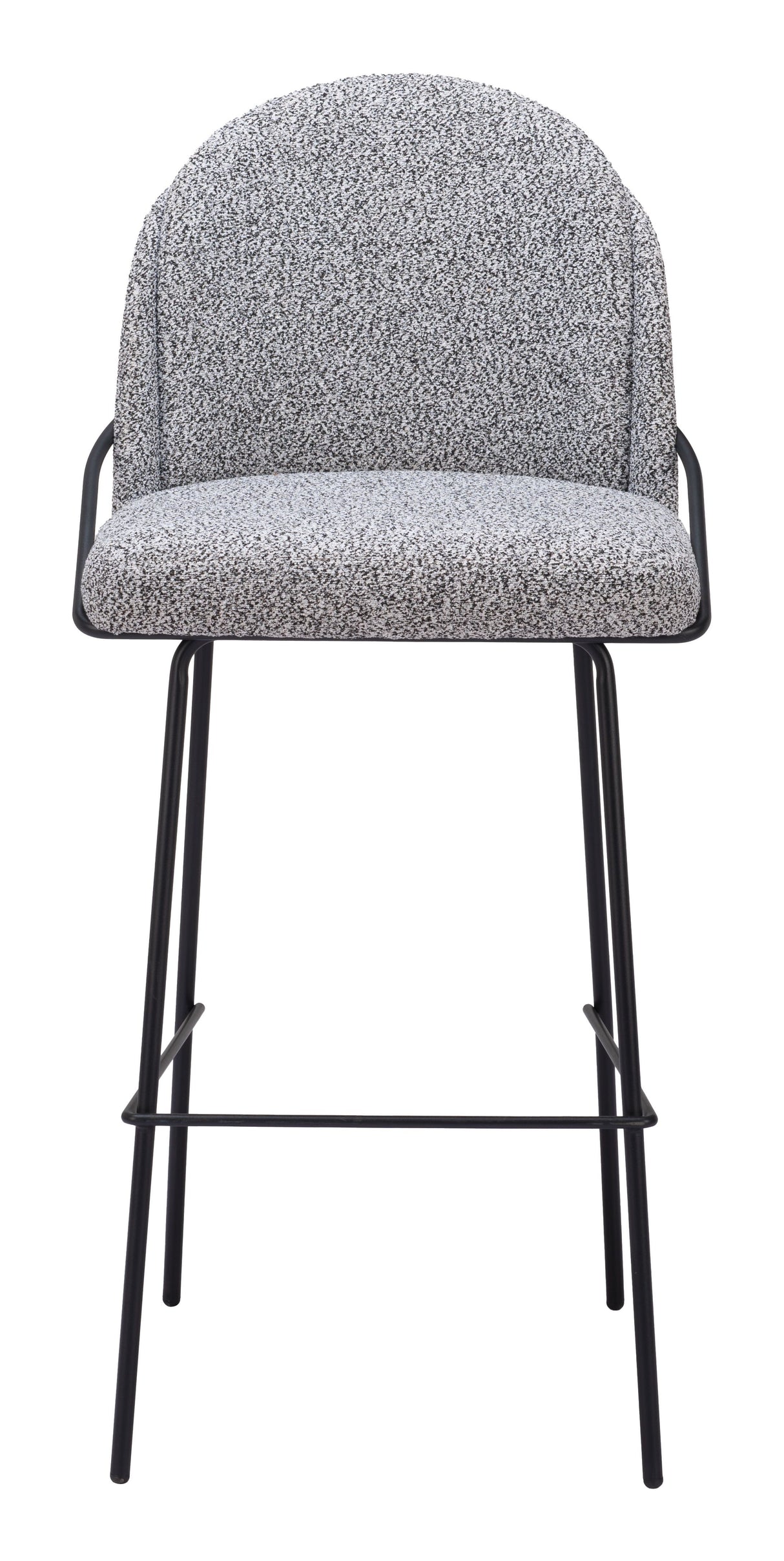 Jambi Barstool Black & White by Zuomod at Eve Furniture