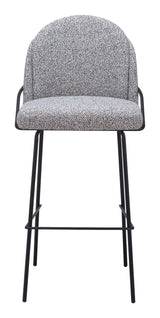 Jambi Barstool Black & White by Zuomod at Eve Furniture