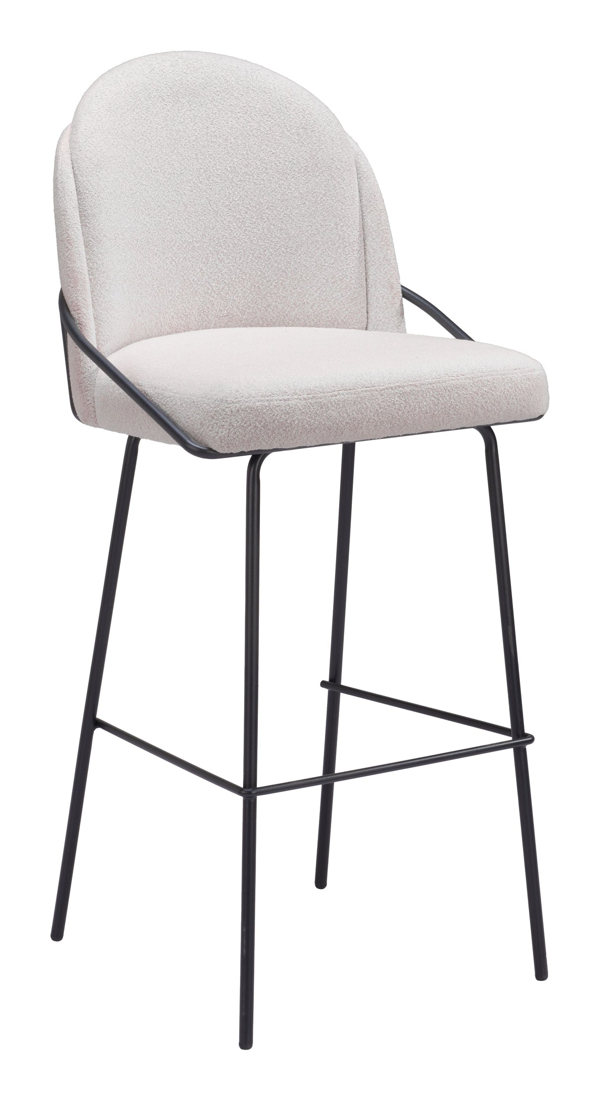 Jambi Barstool Ivory by Zuomod at Eve Furniture