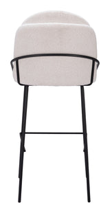 Jambi Barstool Ivory by Zuomod at Eve Furniture