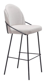 Jambi Barstool Ivory by Zuomod at Eve Furniture