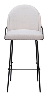 Jambi Barstool Ivory by Zuomod at Eve Furniture