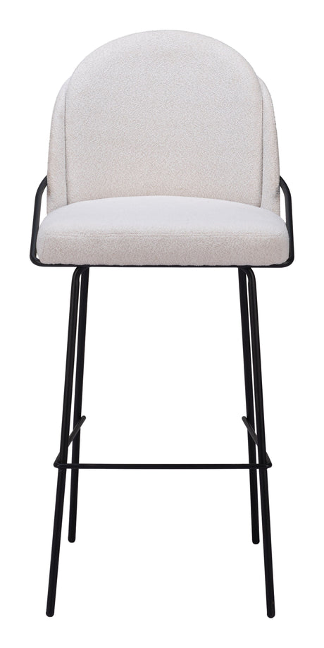 Jambi Barstool Ivory by Zuomod at Eve Furniture