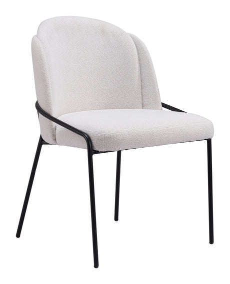 Jambi Dining Chair Ivory by Zuomod at Eve Furniture