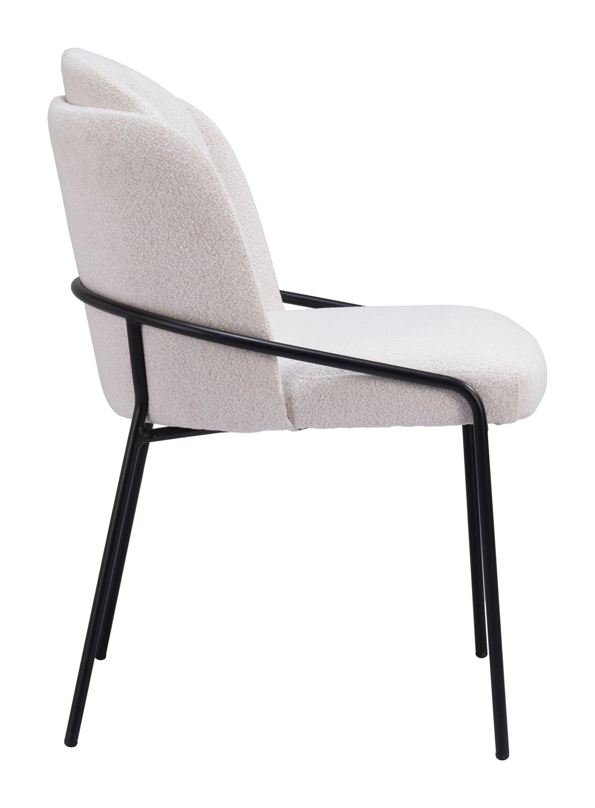 Jambi Dining Chair Ivory by Zuomod at Eve Furniture