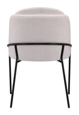 Jambi Dining Chair Ivory by Zuomod at Eve Furniture