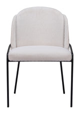 Jambi Dining Chair Ivory by Zuomod at Eve Furniture