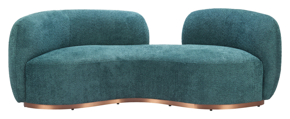 Jamela Teal Sofa by Zuomod at Eve Furniture