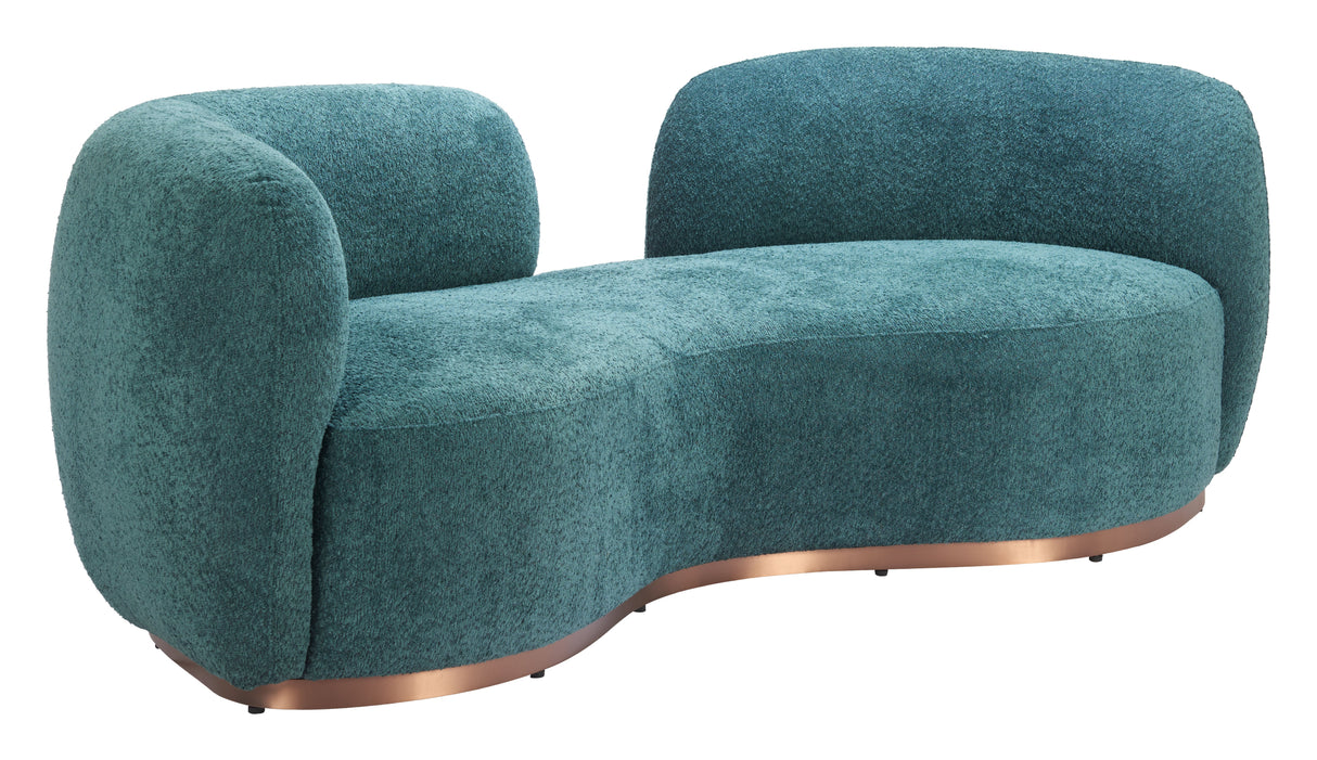 Jamela Teal Sofa by Zuomod at Eve Furniture
