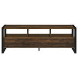 James 3-drawer Composite Wood 60" TV Stand Dark Pine