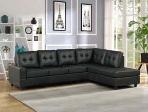 James Black PU Reversible Sectional by Happy Homes at Eve Furniture