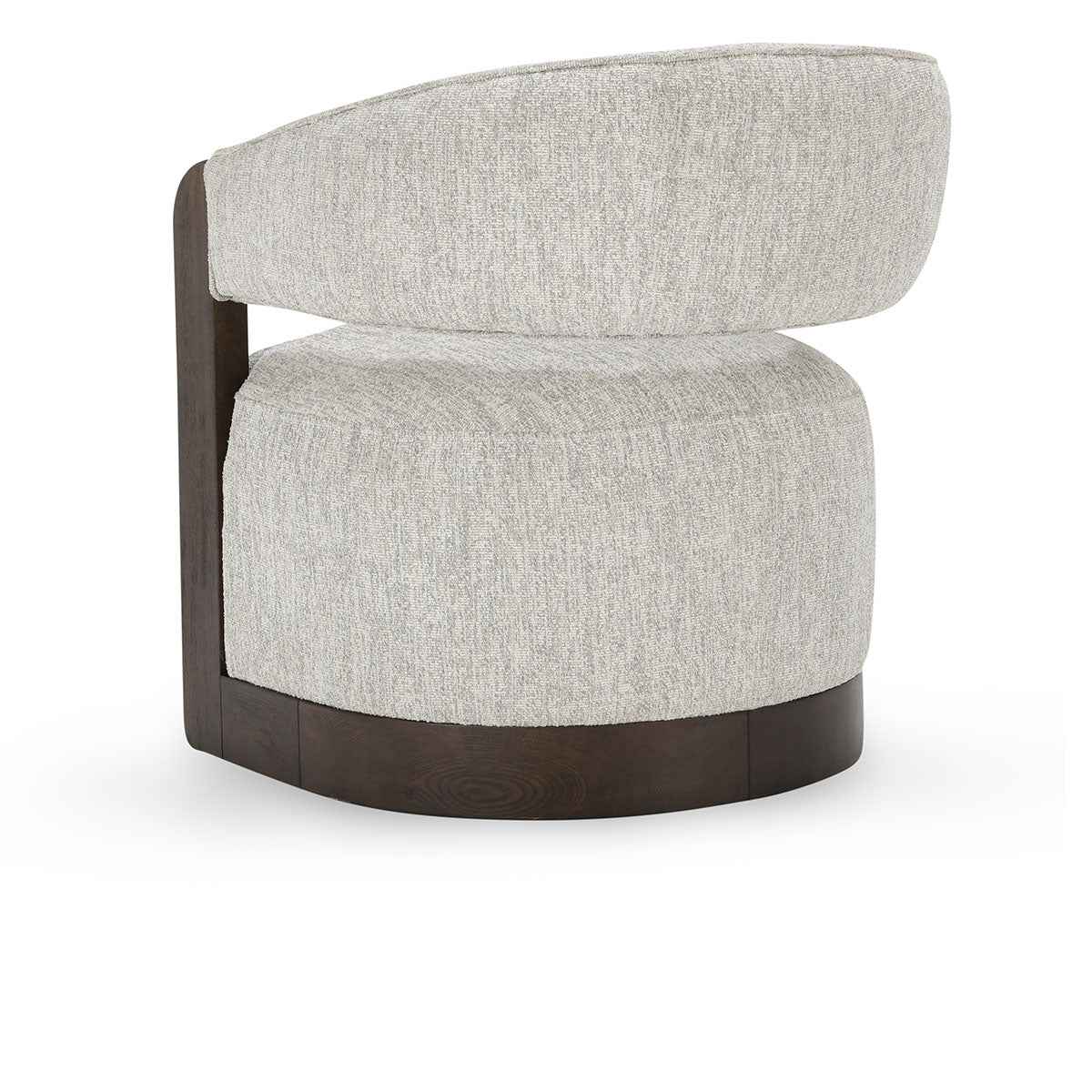 James Glacier Gray Swivel Accent Chair by Classic Home at Eve Furniture