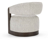 James Glacier Gray Swivel Accent Chair by Classic Home at Eve Furniture